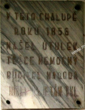 Pamětní deska Josefa Kajetána Tyla v Pohoří u Lovčic