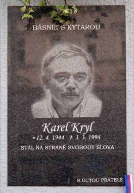 Pamětní deska Karla Kryla v Praze
