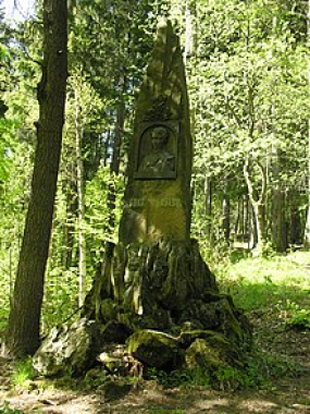 Pomník Karla Theodora Körnera na Světlé hoře v Krkonoších