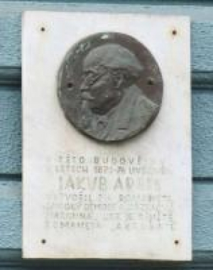 Pamětní deska Jakuba Arbese v České Lípě (uvěznění)