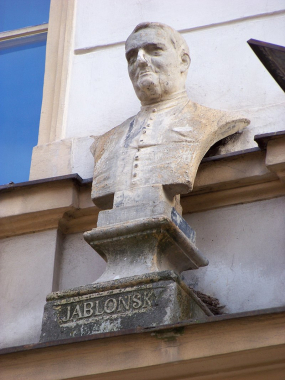 Busta Boleslava Jablonského v Praze
