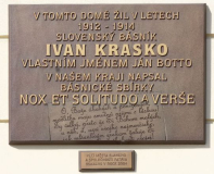 Pamětní deska Ivana Kraska ve Slaném