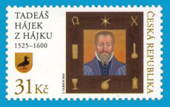 Poštovní známka Tadeáše Hájka z Hájku