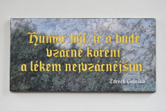 Pamětní deska Zdeňka Galušky v Uherském Ostrohu