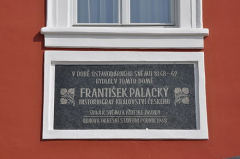 Pamětní deska na pobyt Františka Palackého v Kroměříži